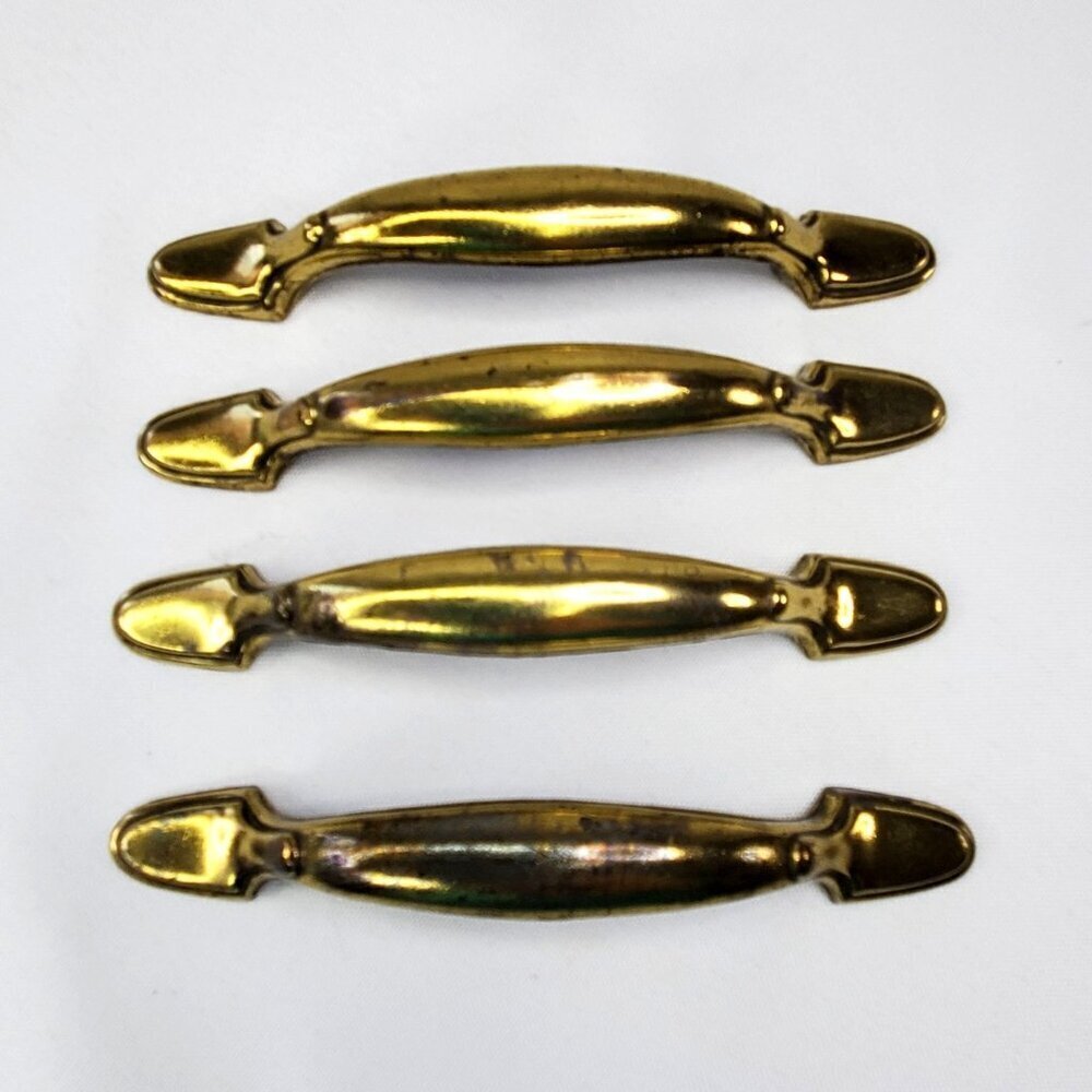 Vintage Brass Drawer Pull Handles 4 KBC N19111 Durable Design 5" Length READ
